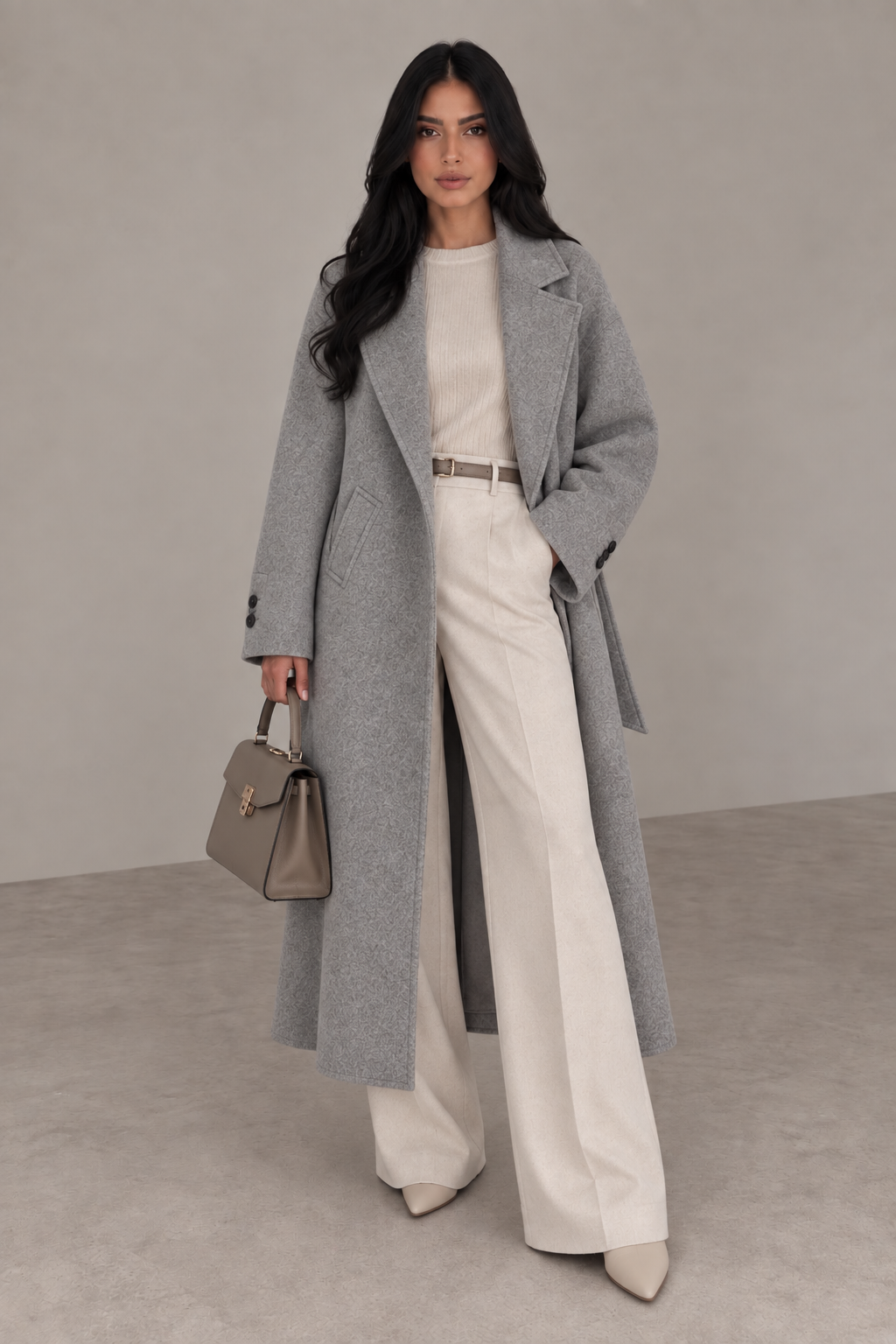 MONTARI WRAP FRONT COAT