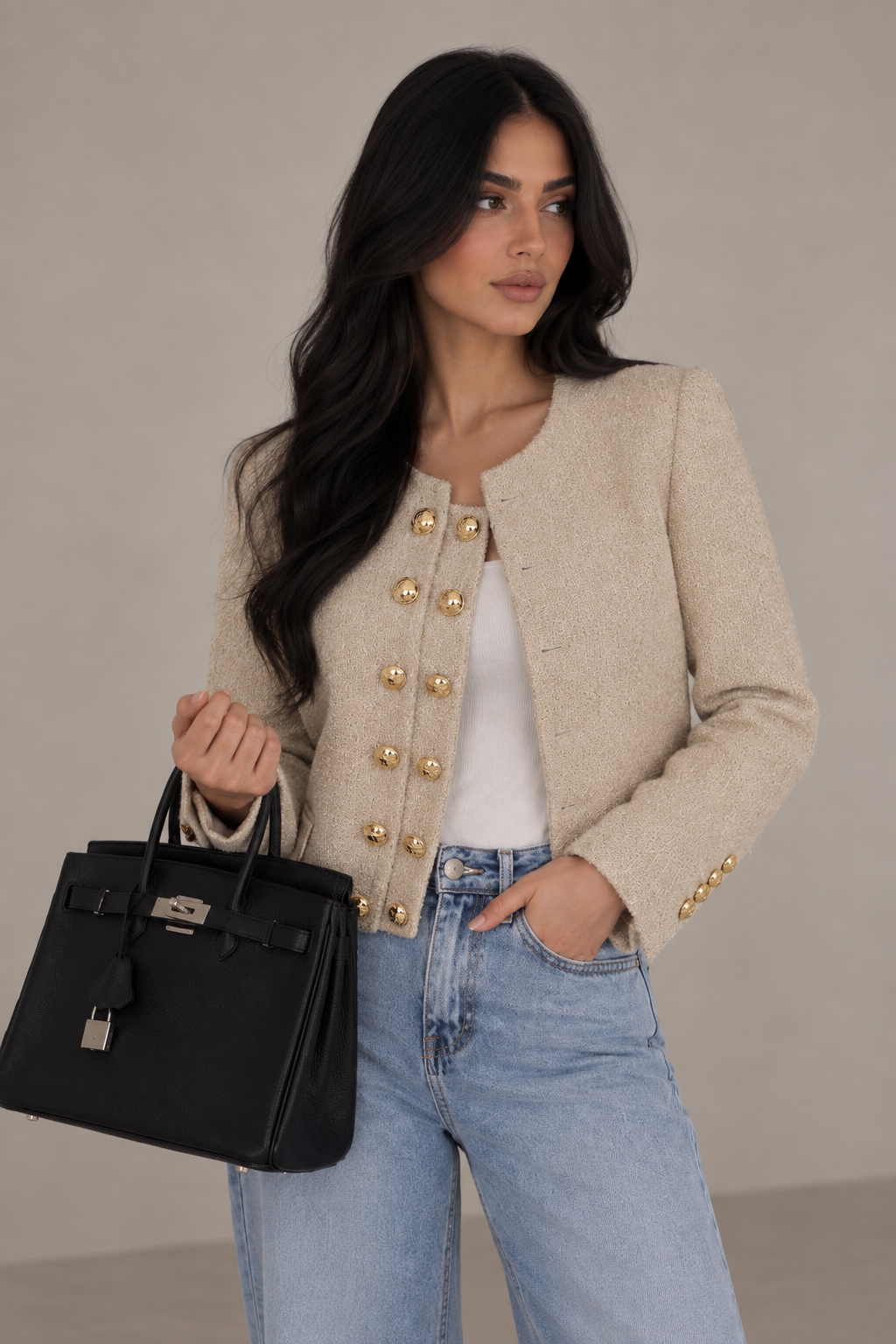 MONTARI ÉLAN TWEED-JACKE